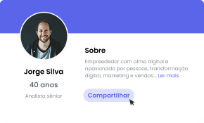 User profile card