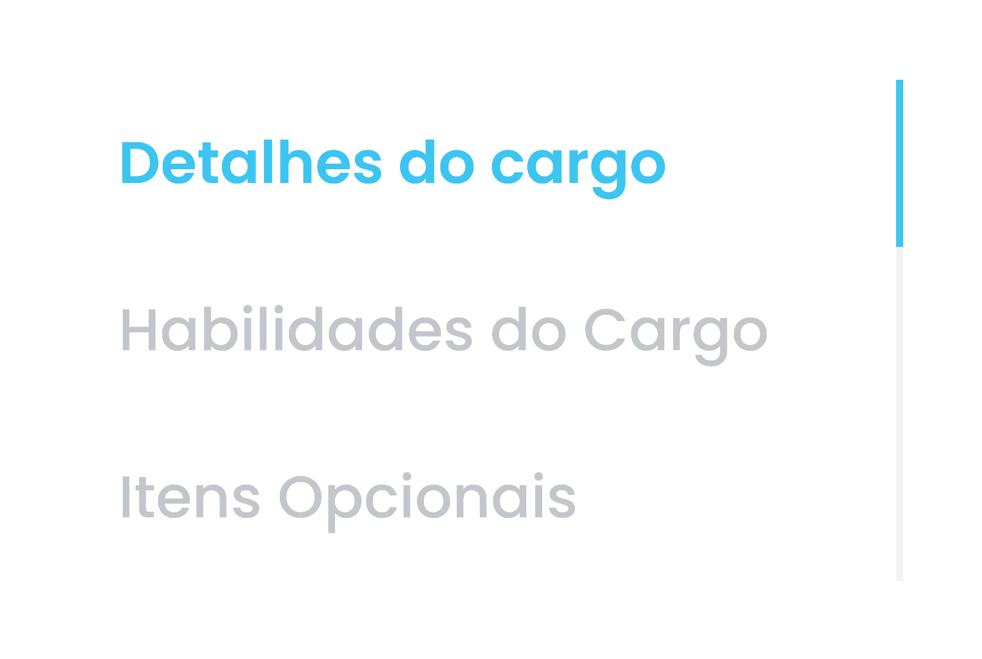 Detalhes do cargo
