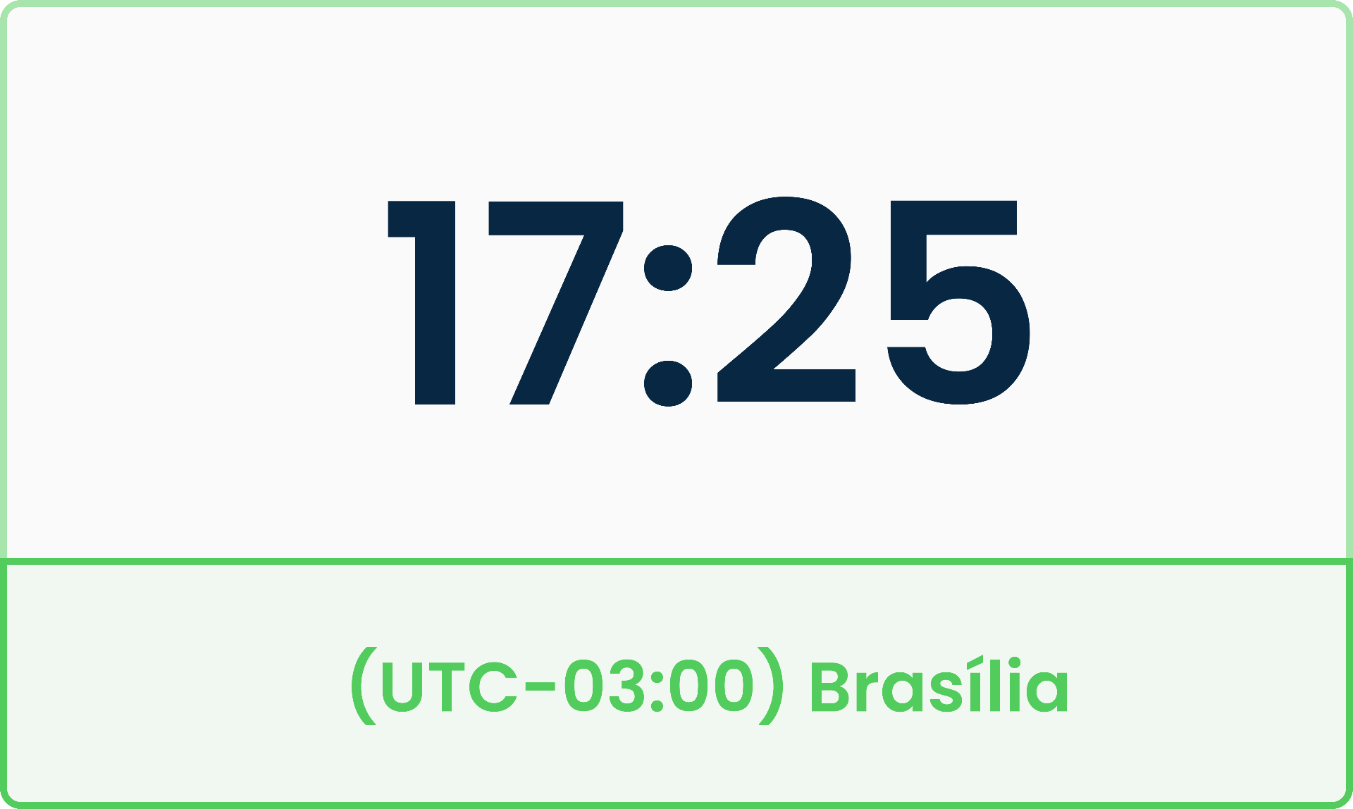 Horário Brasília