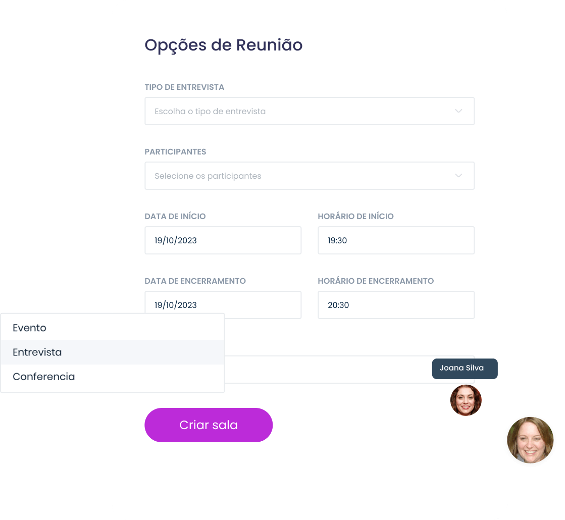 Plataforma de vídeo entrevista assíncrona da Burh com IA e ranking de candidatos